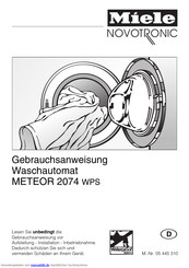 Miele Novotronic METEOR 2074 WPS Gebrauchsanweisung