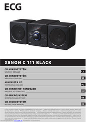 ECG XENON C 111 BLACK Bedienungsanleitung