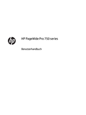 HP PageWide Pro 750 series Benutzerhandbuch