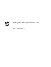 HP PageWide Enterprise Color 765 Benutzerhandbuch