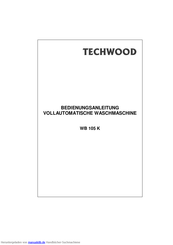Techwood WB 105 K Bedienungsanleitung