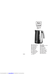 Melitta look aqua vario Gebrauchsanleitung