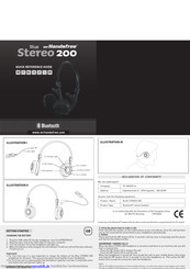 Mr Handsfree Blue Stereo 200 Kurzanleitung