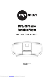 Mpman CSD-17 Benutzungsanleitung