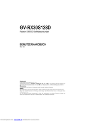 Radeon GV-RX30S128D Benutzerhandbuch