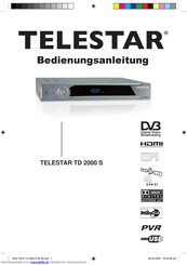 Telestar TD 2000 S Bedienungsanleitung