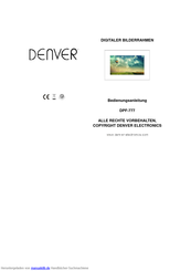 Denver DPF-777 Bedienungsanleitung