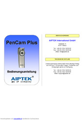 Aiptek Pencam Plus Bedienungsanleitung