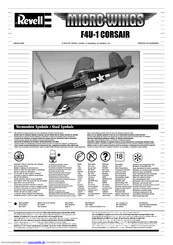 REVELL Micro Wings F4U-1 Corsair Handbuch