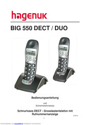 Hagenuk big 550 dect Bedienungsanleitung