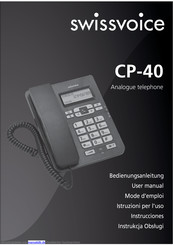 Swissvoice CP-40 Bedienungsanleitung