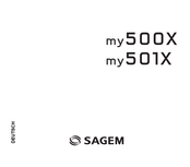 Sagem my500x Handbuch