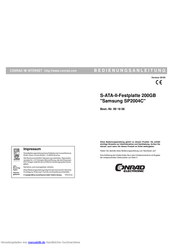 Conrad Electronic Samsung SP2004C Bedienungsanleitung