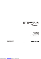 JB Systems BEAT4 Mk2 Bedienungsanleitung