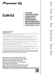 PIONEER DJ DJM-S3 Bedienungsanleitung