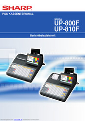 Sharp UP-810F Bedienungsanleitung