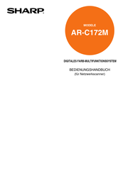Sharp AR-C172M Bedienungsanleitung