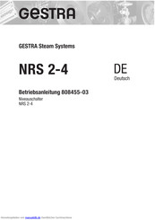 GESTRA NRS 2-4 Betriebsanleitung