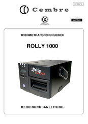 Cembre ROLLY 1000 Bedienungsanleitung
