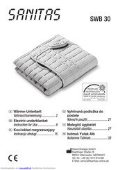 Sanitas SWB 30 Gebrauchsanweisung