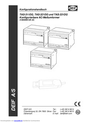 Deif TAS-331DG Konfigurationshandbuch