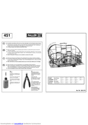 Faller 451 Anleitung