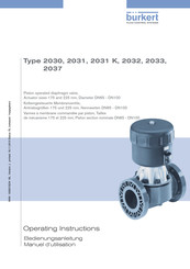 Burkert 2033 Bedienungsanleitung