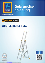 Hofer ALU-LEITER 3-TLG Gebrauchsanleitung
