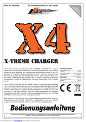 HYPE X-TREME CHARGER X4 Bedienungsanleitung