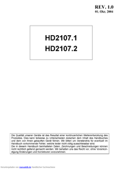 Delta OHM HD2107.1 Handbuch