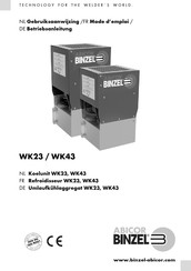 Abicor Binzel WK23 Betriebsanleitung