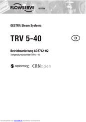 Flowserve GESTRA Steam Systems TRV 5-40 Betriebsanleitung