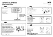 NEC NP4000 Kurzanleitung