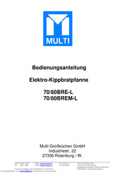 MULTI 70BREM-L Bedienungsanleitung