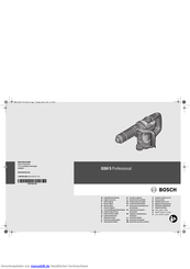 Bosch GSH 5 Professional Originalbetriebsanleitung