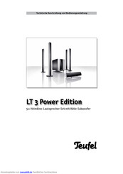 Teufel LT 3 Power Edition Bedienungsanleitung