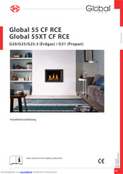 Global Fires Global 55XT CF Installationsanleitung