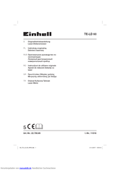 EINHELL TE-LD 60 Originalbetriebsanleitung