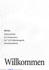 BenQ FP2091 Benutzerhandbuch