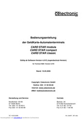 celectronic CARD STAR classic Bedienungsanleitung