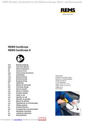 REMS CamScope S 175132 Betriebsanleitung