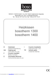 boso bosotherm 1300 Gebrauchsanleitung