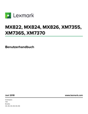 Lexmark MX826 Benutzerhandbuch