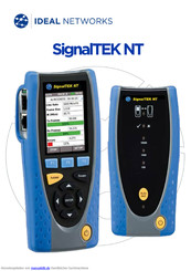 Ideal Networks SignalTEK NT Kurzanleitung