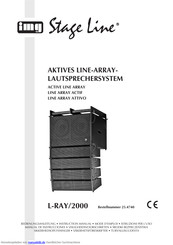 IMG STAGE LINE L-RAY/2000 Bedienungsanleitung