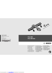 Bosch PLS 300 Originalbetriebsanleitung