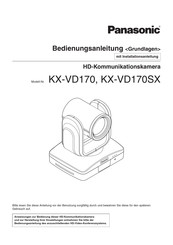 Panasonic KX-VD170 Bedienungsanleitung