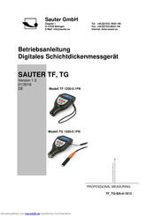 sauter TF 1250-0.1FN Betriebsanleitung