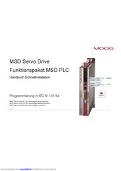 Moog MSD AC-AC Handbuch Schnellinstallation