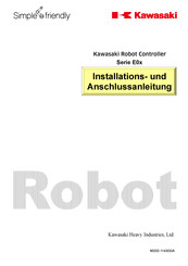 Kawasaki Heavy Industries Robot Controller E03 Installationsanleitung